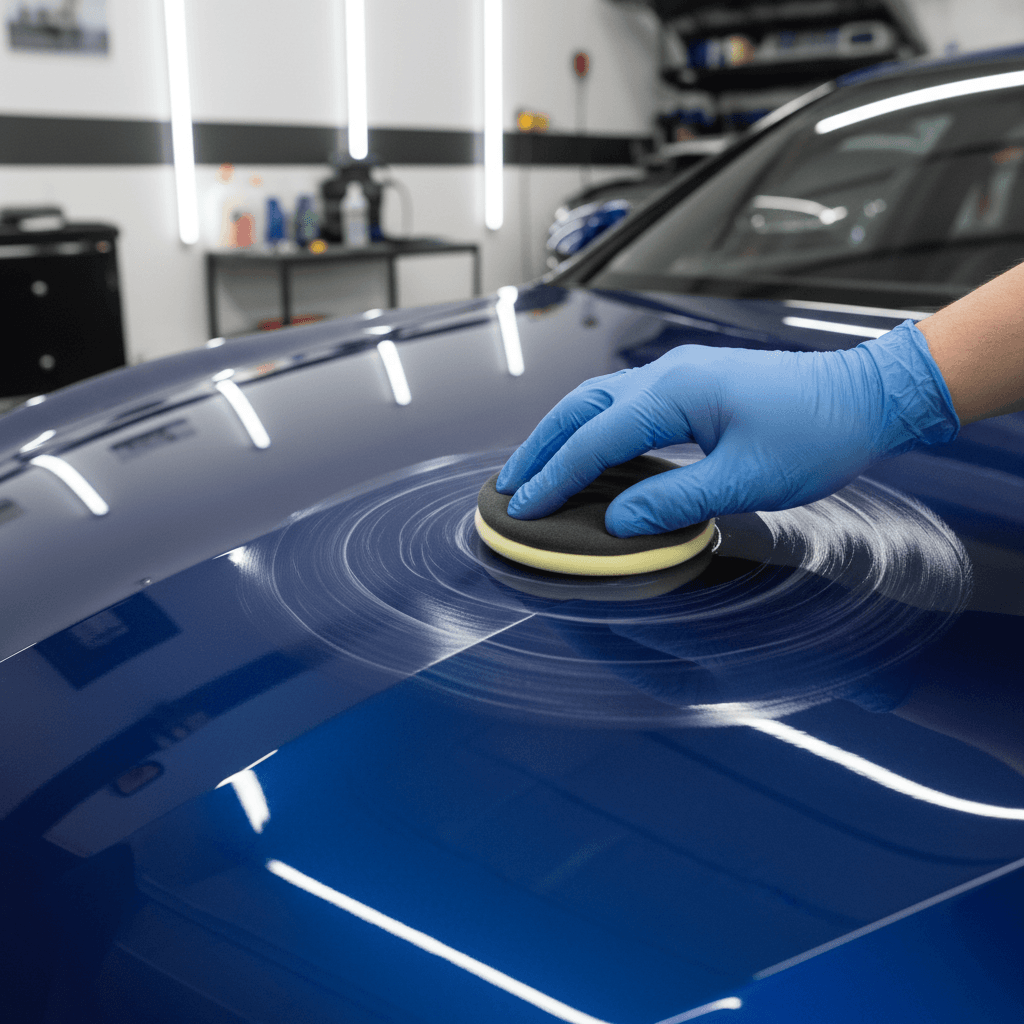 Detailed craftsmanship in action