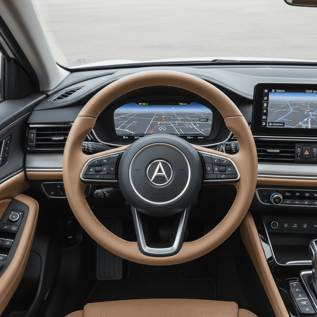 Detailed dashboard and steering wheel cleaning